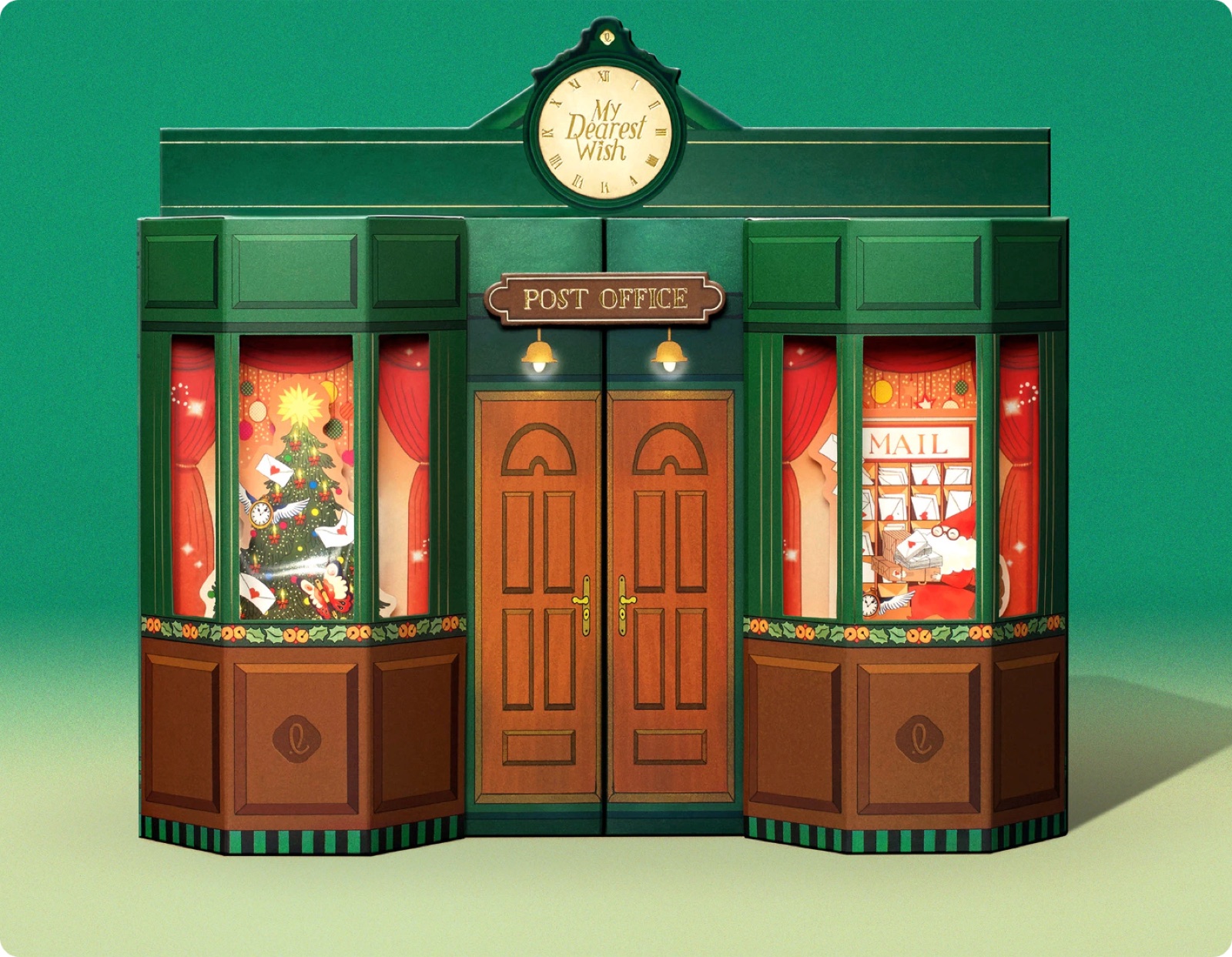 Letter House 圣诞倒数日历正面展示